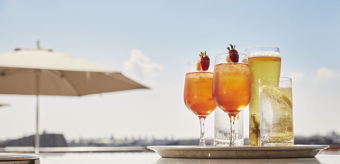 Enjoy all-inclusive drinks